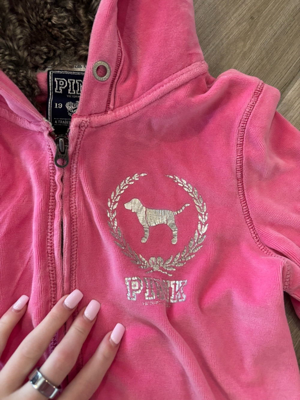 VINTAGE PINK HOODIE